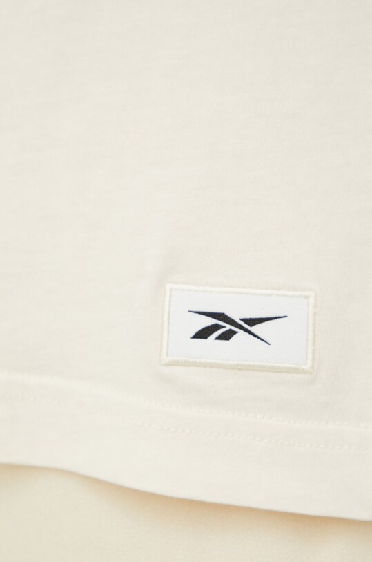 Reebok Classic t-shirt bawełniany HH9704 beżowy