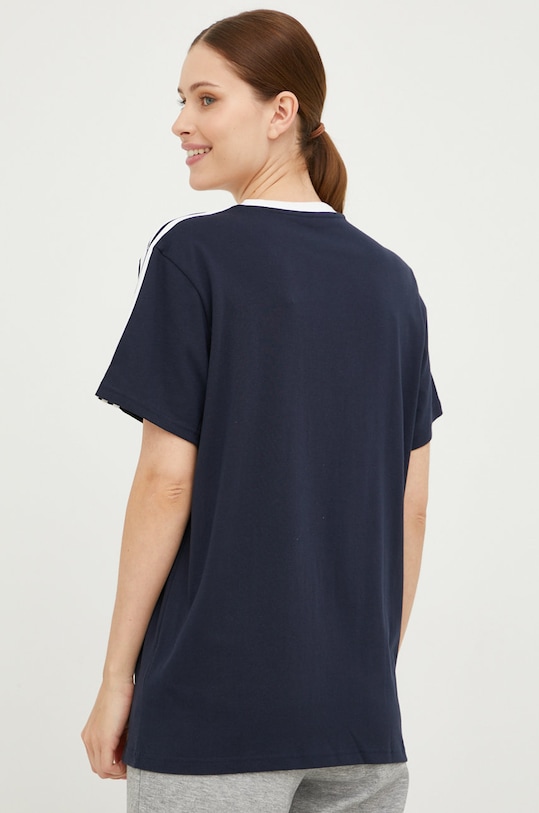Odzież adidas t-shirt bawełniany Essentials HC0105 granatowy