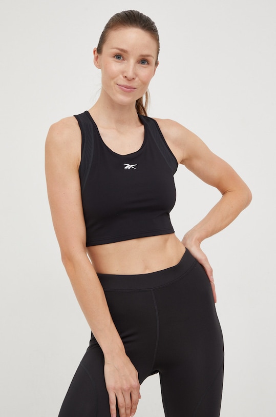 Reebok top de antrenament Lux Perform HF6438 negru SS23
