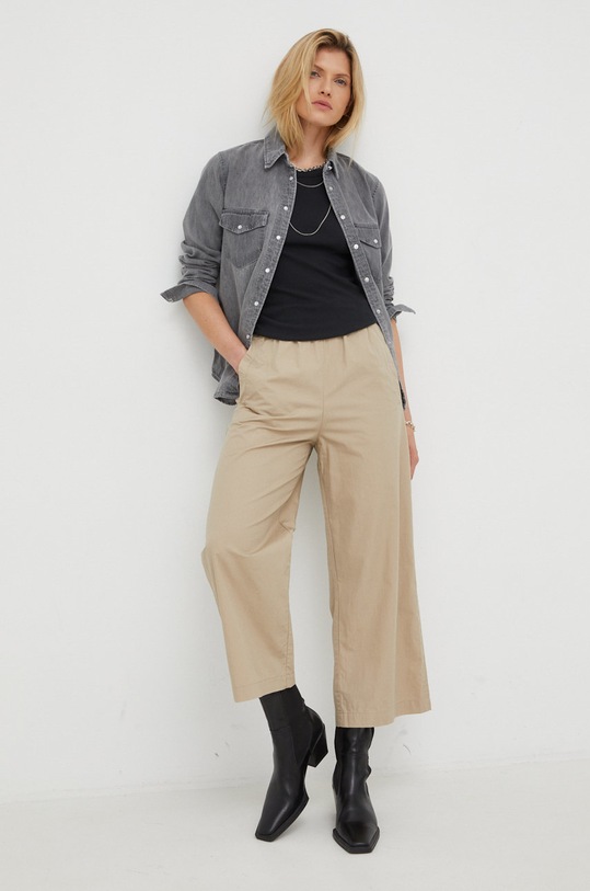 Levi's top bawełniany A3381.0001 czarny SS23