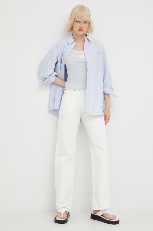 Levi's top din bumbac A3526.0001 gri AW22