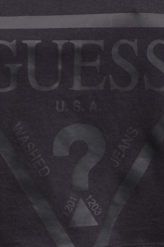 Бавовняна футболка Guess ADELE V2YI06.K8HM0 чорний