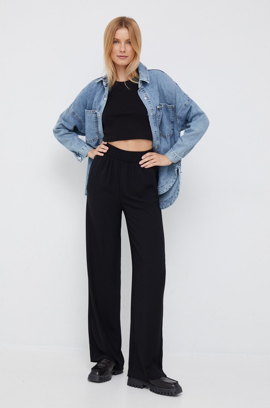 Tričko Pepe Jeans PL505302.999 černá AW22
