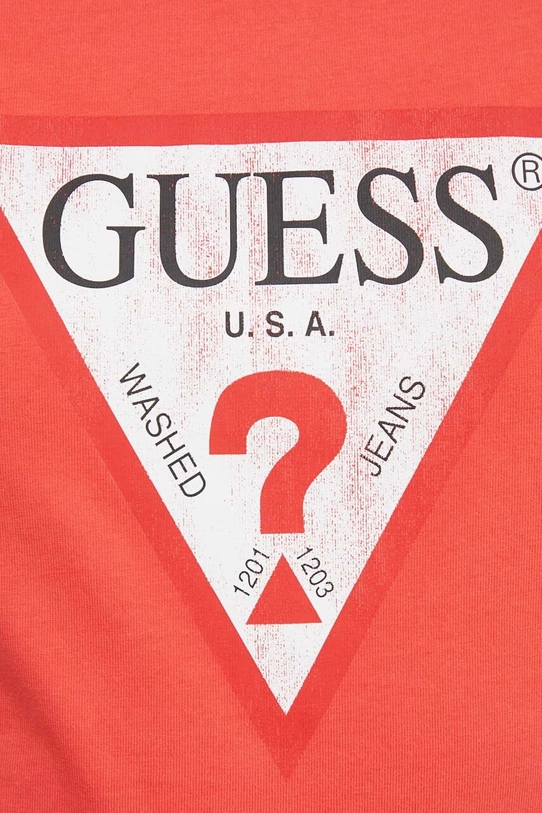 Guess t-shirt bawełniany czerwony W2BI69.K8FQ1