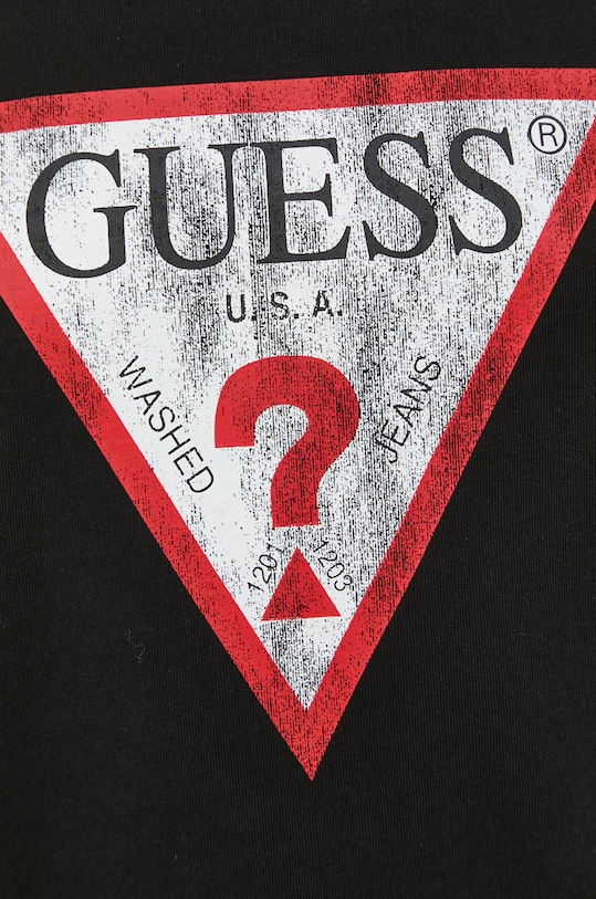 Guess t-shirt bawełniany W2BI69.K8FQ1 czarny