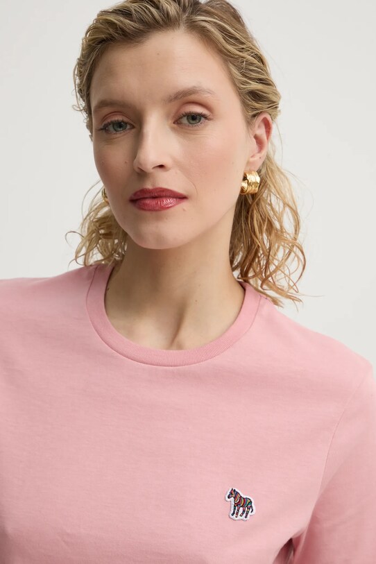 PS Paul Smith tricou din bumbac roz W2R.G799.EP1846