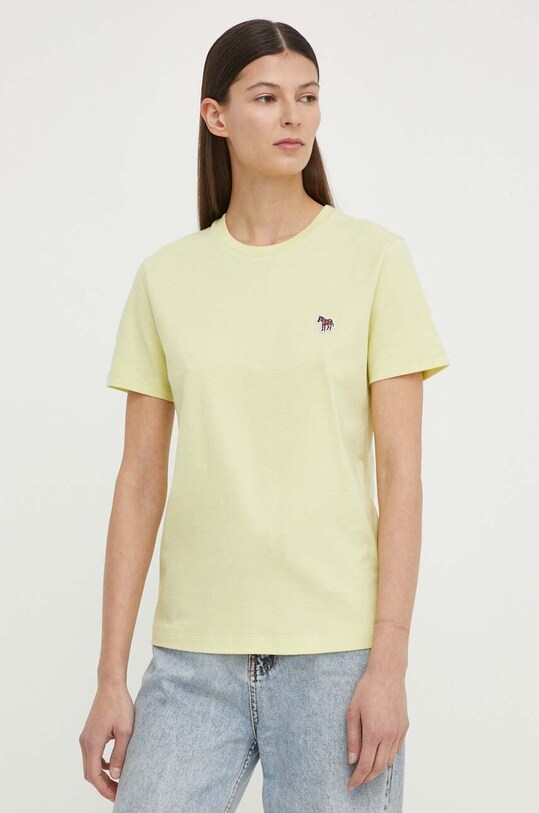 PS Paul Smith tricou din bumbac verde W2R.G799.EP1846