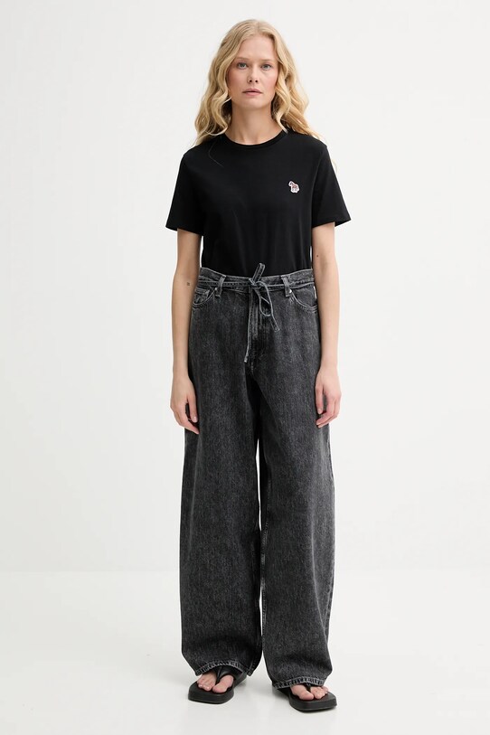 PS Paul Smith t-shirt bawełniany W2R.G799.EP1846 czarny SS25