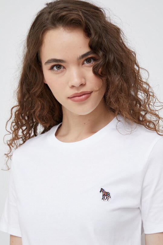 PS Paul Smith t-shirt bawełniany biały W2R.G799.EP1846