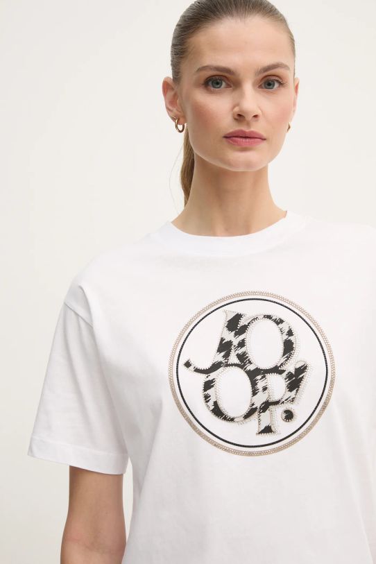 Bavlnené tričko Joop! biela 30034669