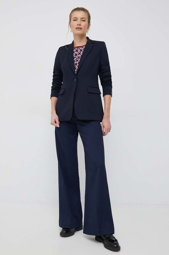 Бавовняна футболка Tommy Hilfiger WW0WW37436.9BYY бордо AW22