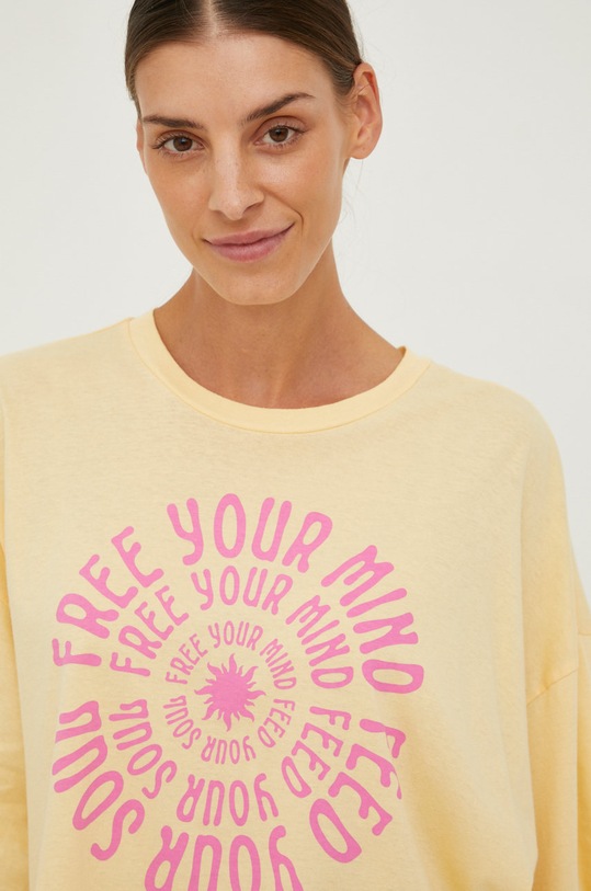 Billabong t-shirt bawełniany pomarańczowy F3SS43BIF2