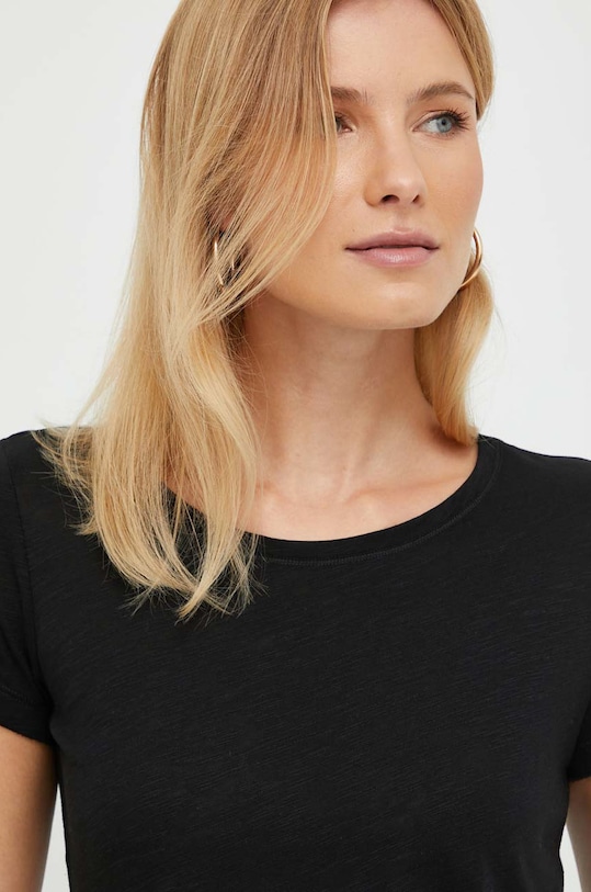 Sisley tricou negru 3TNHL11A2.100..