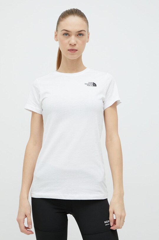 Îmbrăcăminte The North Face tricou din bumbac NF0A7X2XFN41 alb