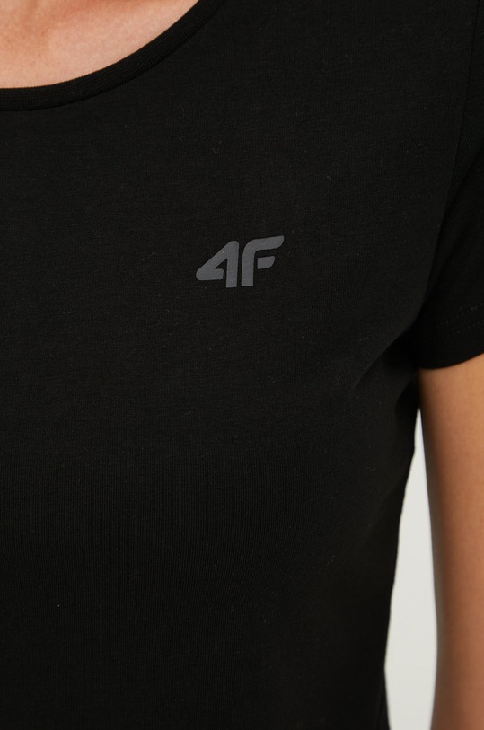 4F t-shirt H4Z22.TSD350 czarny
