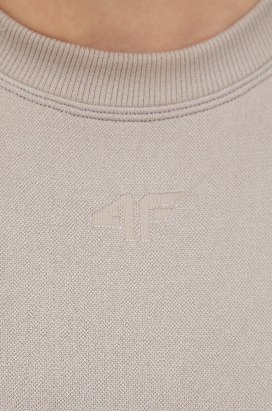 4F top treningowy H4Z22.TSDF015 beżowy