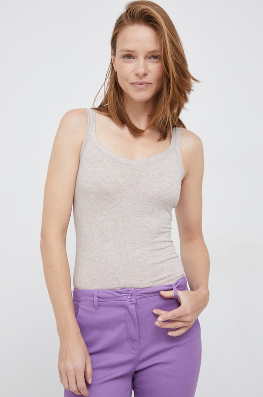 United Colors of Benetton top melanj bej 3ZQM1H291.729