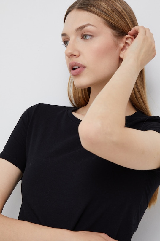 Футболка United Colors of Benetton с эластаном чёрный 3ZQM3M857.100