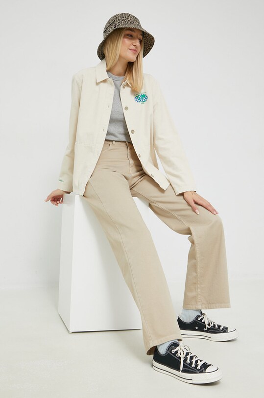 Хлопковая футболка Juicy Couture JCRC122006.126 серый AW22
