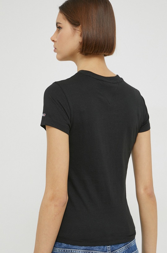 Oblečení Tričko Tommy Jeans DW0DW14378.9BYY černá