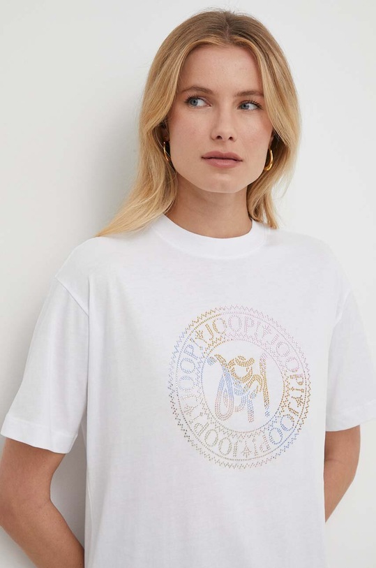 Joop! t-shirt bawełniany aplikacja biały 30032552