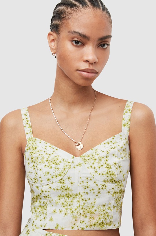 AllSaints top WM296W verde AW22