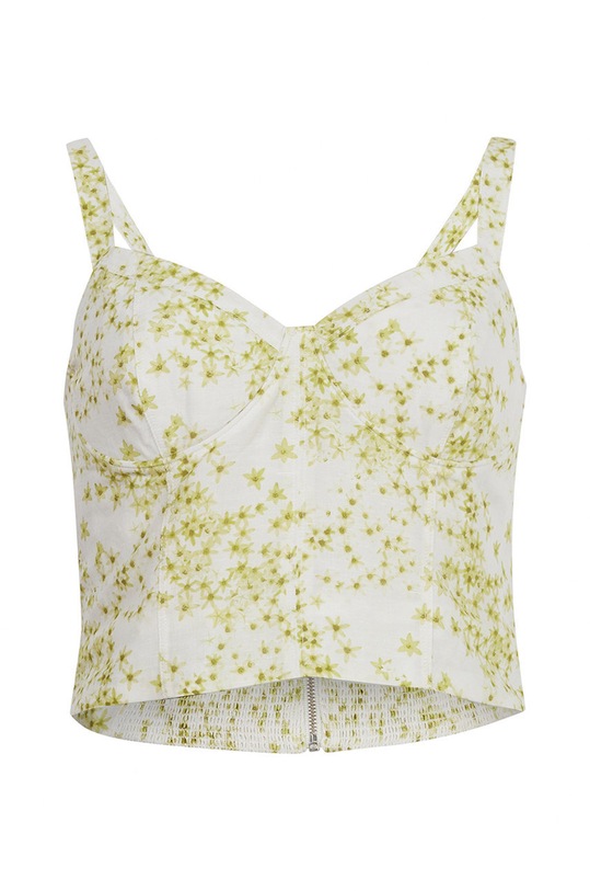 AllSaints top WM296W verde