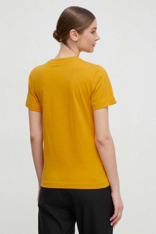 Odzież Jack Wolfskin t-shirt bawełniany Essential 1808352 żółty