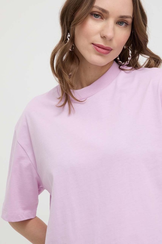 Karl Lagerfeld pamut póló rózsaszín 226W1703