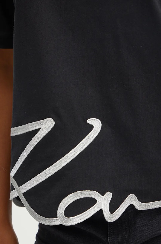 Pamučna majica Karl Lagerfeld 226W1703 crna