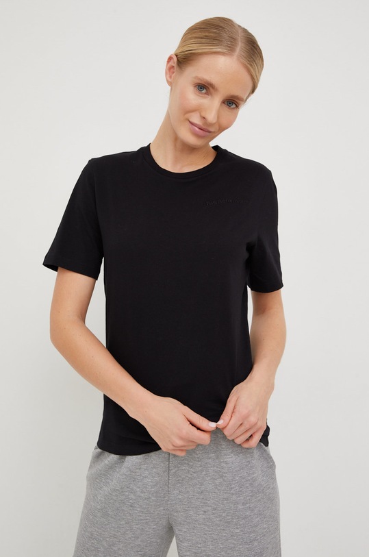 Peak Performance tricou din bumbac negru G78476