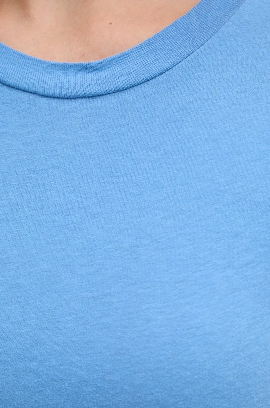 American Vintage t-shirt bawełniany GAMI21 niebieski