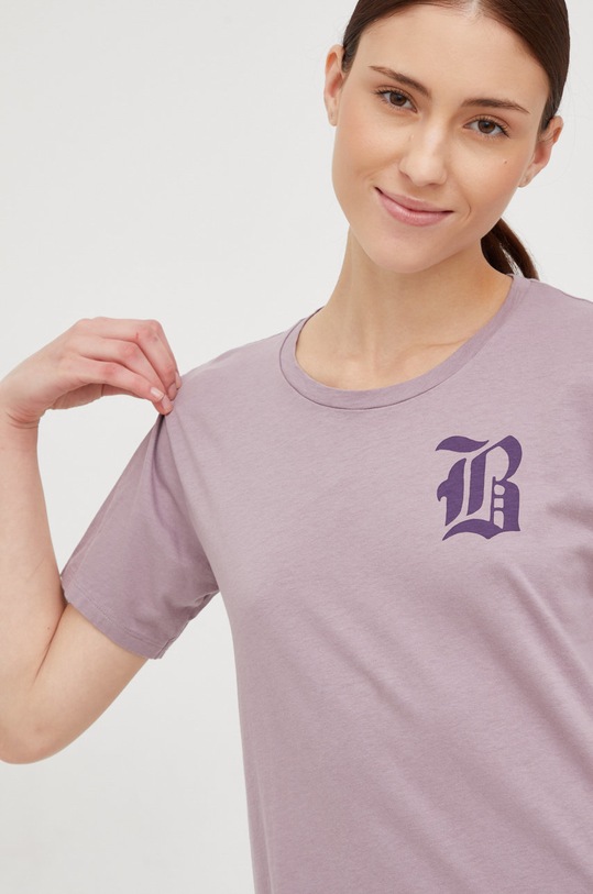 Burton t-shirt bawełniany 23503100500 różowy AW22
