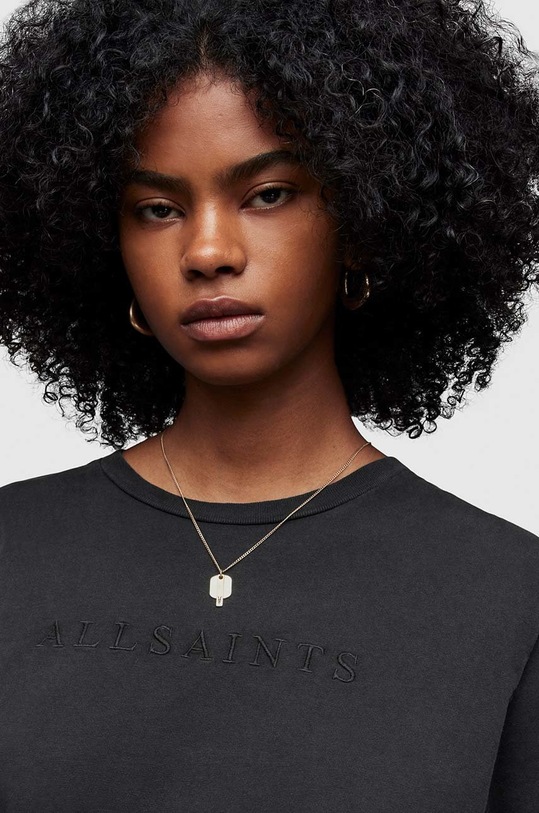 AllSaints t-shirt bawełniany PIPPA BF TEE WM109W czarny AA00