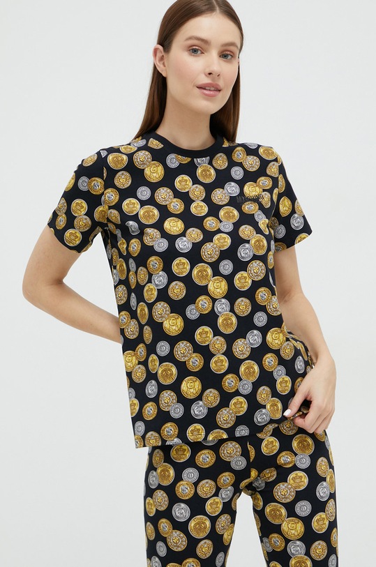 Tričko Moschino Underwear s elastanem černá 1907.9005.9BYY