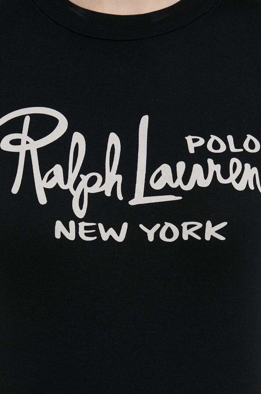 Bavlněné tričko Polo Ralph Lauren 211882313001 černá