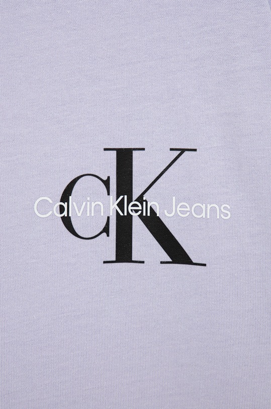 DÍVKA Dětské bavlněné tričko Calvin Klein Jeans IG0IG01545.9BYY fialová