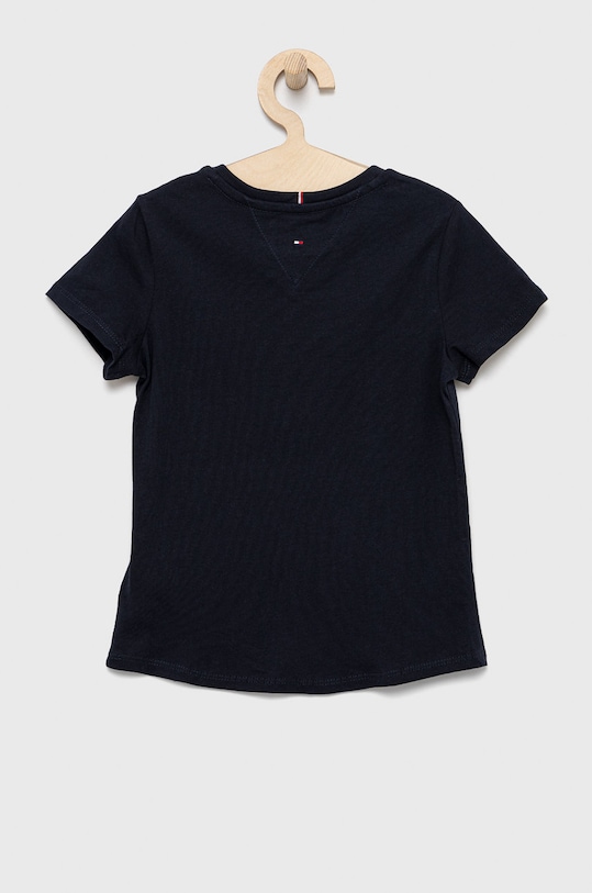 Tommy Hilfiger t-shirt bawełniany dziecięcy KG0KG06821.9BYY granatowy AW22