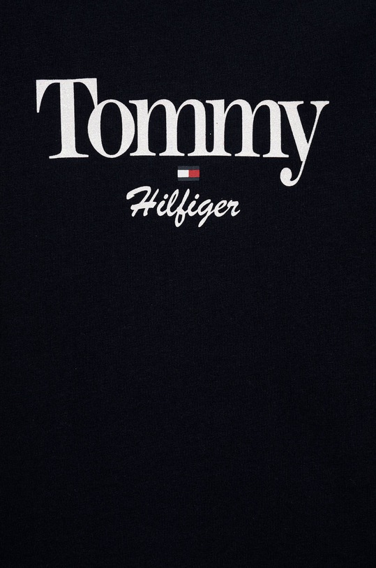 Dziewczynka Tommy Hilfiger t-shirt bawełniany dziecięcy KG0KG06821.9BYY granatowy