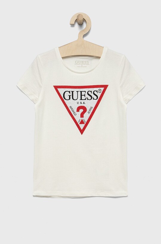 Дитяча футболка Guess аплікація білий J2YI51.K6YW1