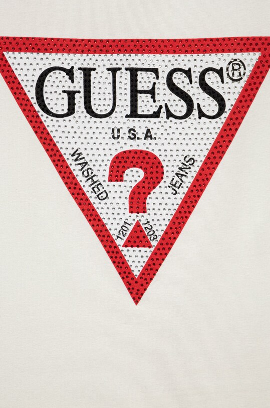 Дівчинка Дитяча футболка Guess J2YI51.K6YW1 білий