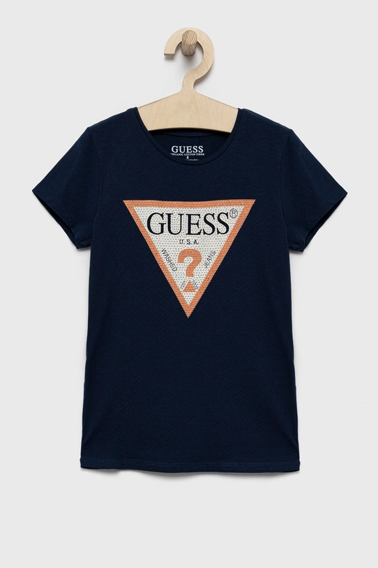 Дитяча футболка Guess аплікація темно-синій J2YI51.K6YW1