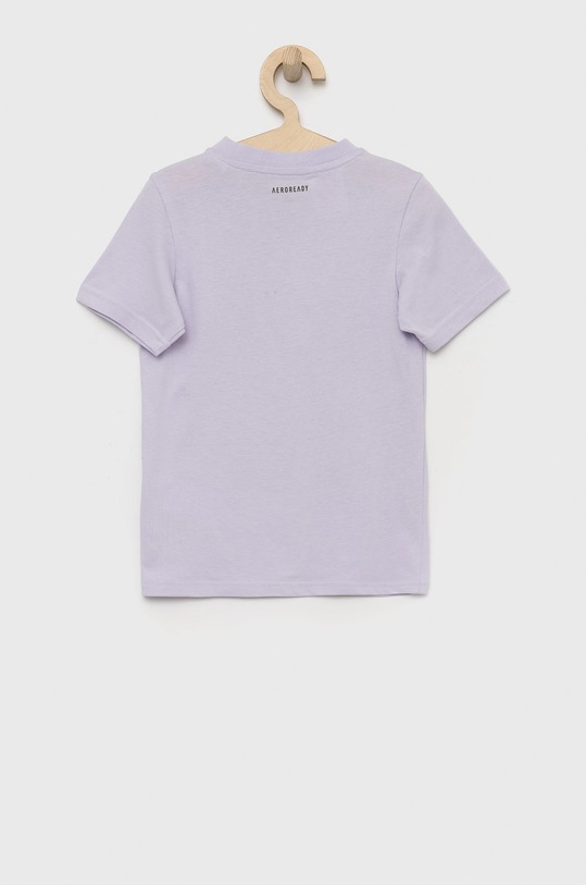adidas Performance t-shirt dziecięcy HL1630 fioletowy AW22