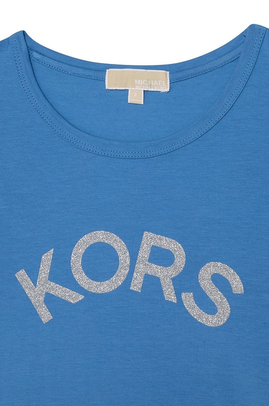 Michael Kors t-shirt bawełniany dziecięcy niebieski R15120.156