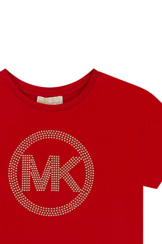 Fete Michael Kors tricou de bumbac pentru copii R15127.156 rosu