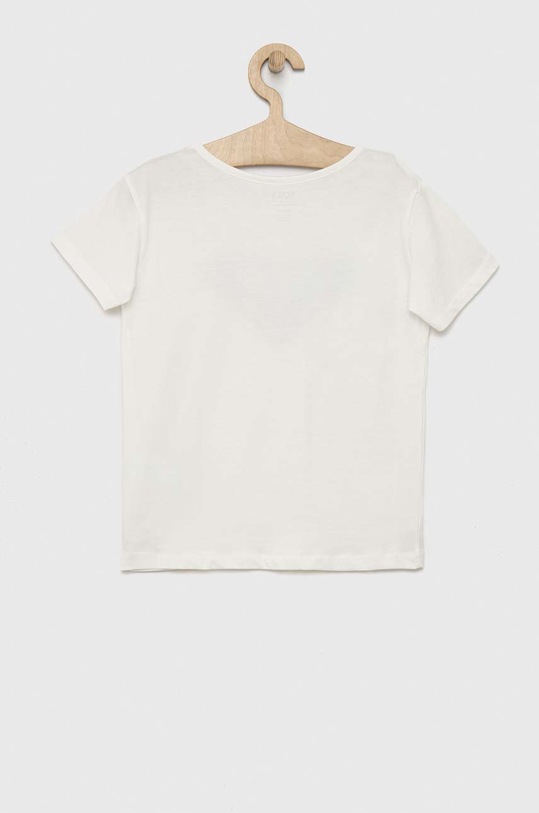 Roxy t-shirt bawełniany dziecięcy ERGZT03903 biały AW22