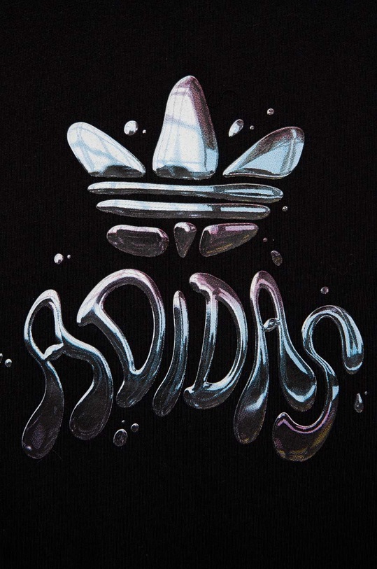 Dievča Bavlnené tričko adidas Originals HL9428 čierna