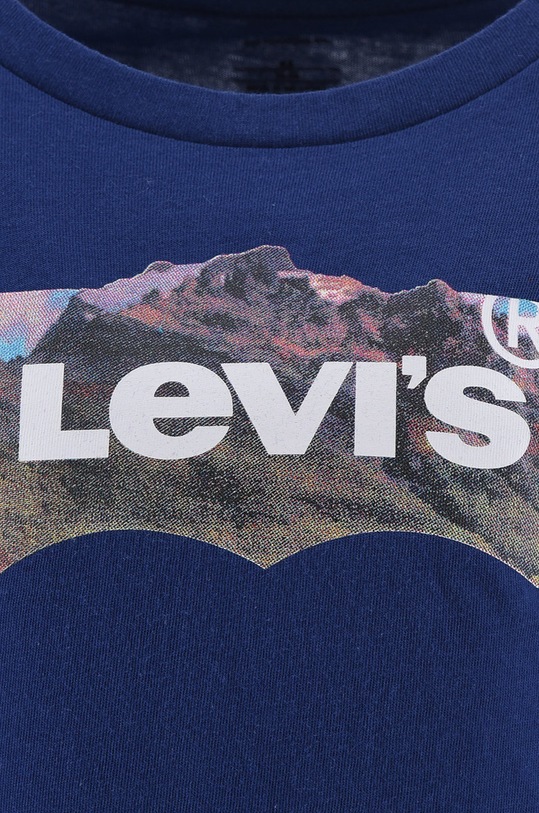 Детска памучна тениска Levi's 3EG217. тъмносин AW22