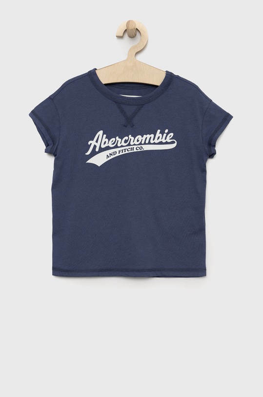 Dětské tričko Abercrombie & Fitch kulatý modrá KI257.2504
