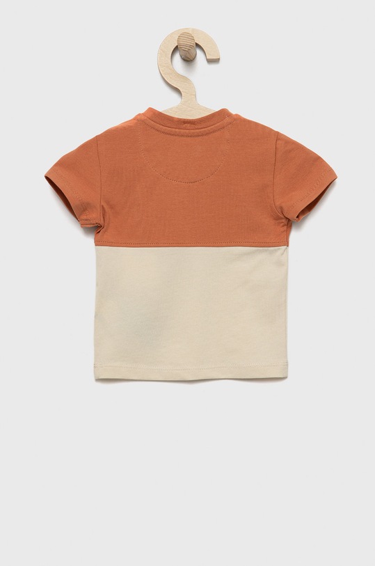 Calvin Klein Jeans t-shirt dziecięcy IN0IN00002.9BYY IN0IN00002.9BYY brązowy AW22